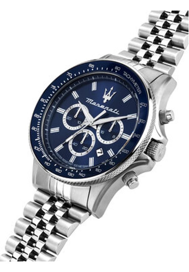 Maserati Zegarek Sfida Chronograph R8873640025 Srebrny. Kolor: srebrny