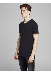 Jack & Jones - Jack&Jones Komplet 2 t-shirtów Basic 12133914 Czarny Slim Fit. Kolor: czarny. Materiał: bawełna #7