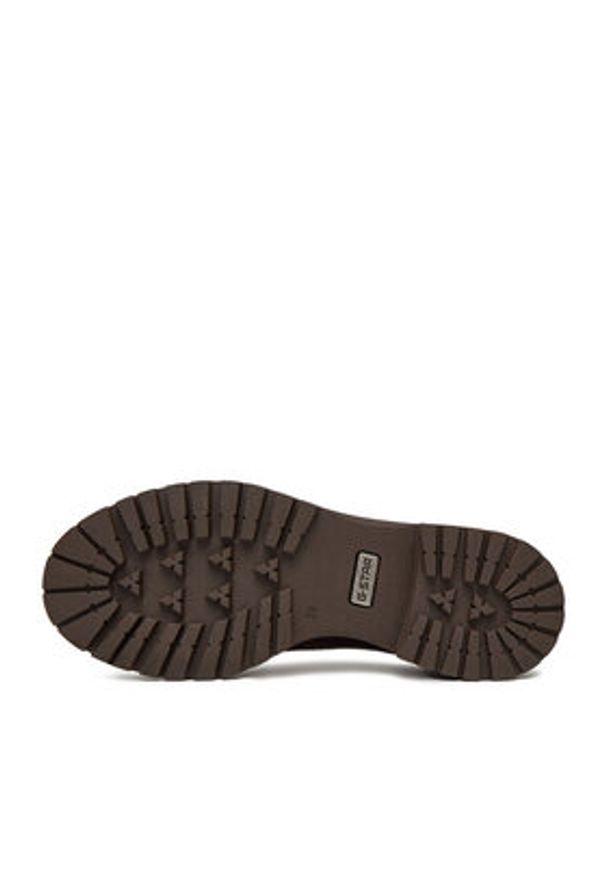 G-Star RAW - G-Star Raw Półbuty EO-MELEK-25FW28 Brązowy. Kolor: brązowy. Materiał: skóra