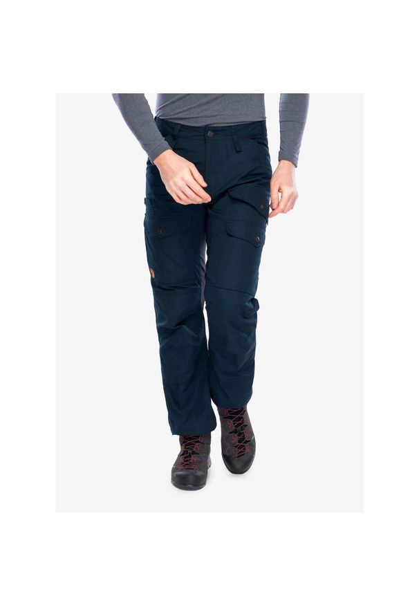 Fjällräven - Spodnie trekkingowe męskie Fjallraven Vidda Pro Ventilated Trs. Kolor: niebieski. Sport: turystyka piesza