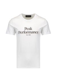 Peak Performance - T-shirt PEAK PERFORMANCE ORIGINAL TEE. Materiał: bawełna. Wzór: napisy, nadruk