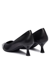 Love Moschino - LOVE MOSCHINO Czółenka JA10535G0NIA400A Czarny. Kolor: czarny. Materiał: skóra #4