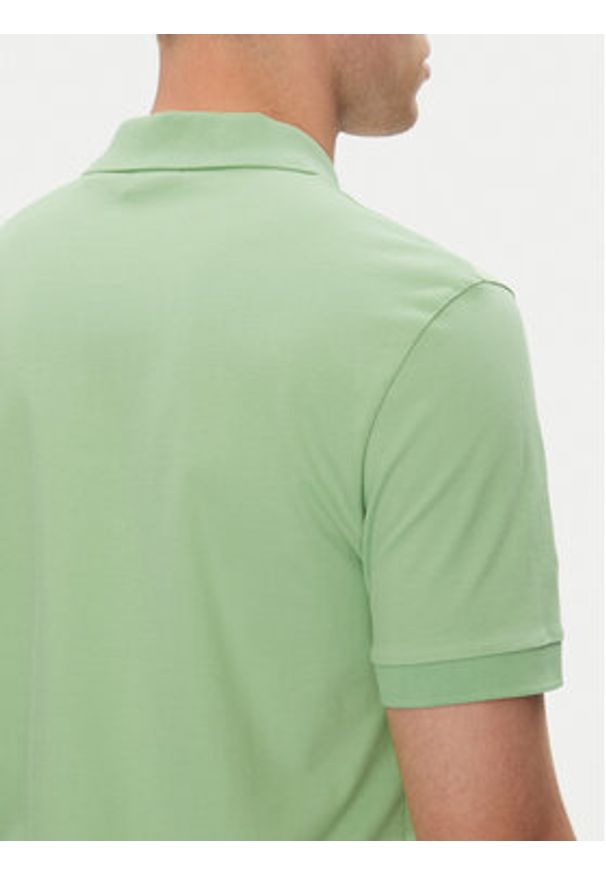 BOSS Polo Passenger 50507803 Zielony Slim Fit. Typ kołnierza: polo. Kolor: zielony. Materiał: bawełna