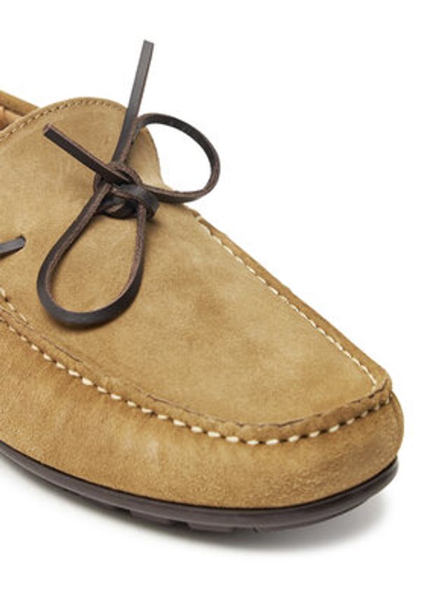 Barbour Mokasyny MFO0796BE31 Beżowy. Kolor: beżowy. Materiał: zamsz, skóra