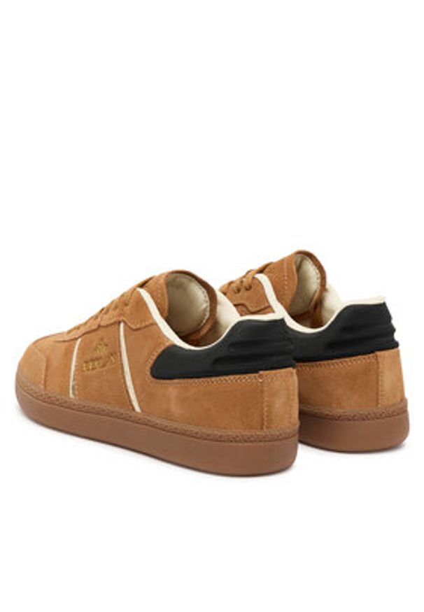 Replay - REPLAY Sneakersy GWSD8.000.C0005L Brązowy. Kolor: brązowy. Materiał: skóra