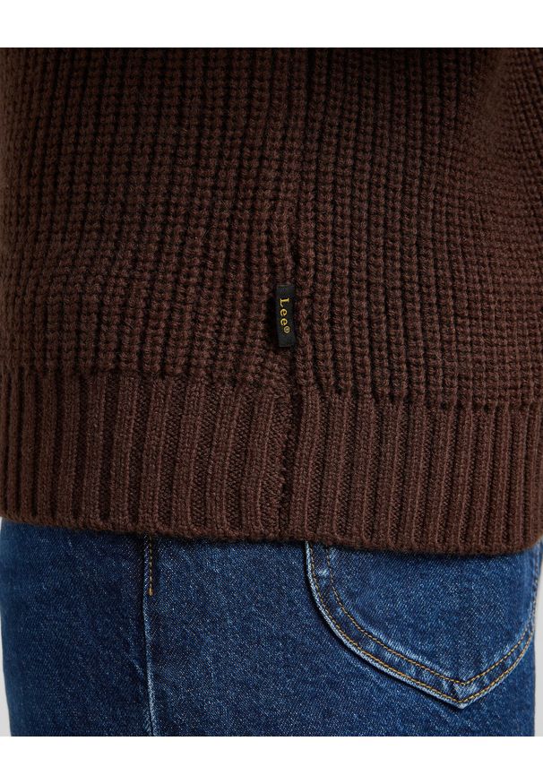Lee - MESKI SWETER LEE CHUNKY CREW NECK ARABICA 112370541