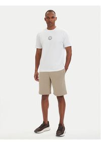 BOSS T-Shirt Open 50560293 Biały Relaxed Fit. Kolor: biały. Materiał: bawełna #3