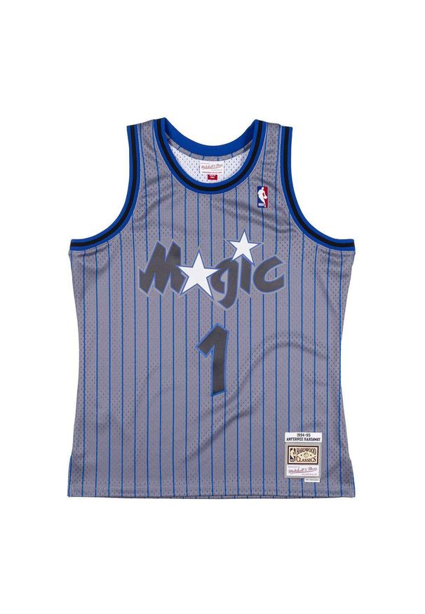 Mitchell & Ness - Koszulka NBA Orlando Magic Penny Hardaway. Kolor: szary. Sport: koszykówka