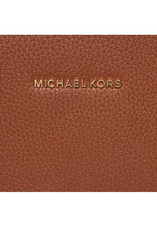 MICHAEL Michael Kors Torebka Temple 30R4G1LT3L Brązowy. Kolor: brązowy. Materiał: skórzane
