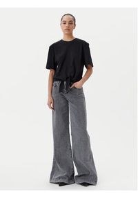 Pinko - PINKO T-Shirt Tuca 105015 A2ID Czarny Regular Fit. Kolor: czarny. Materiał: bawełna #4