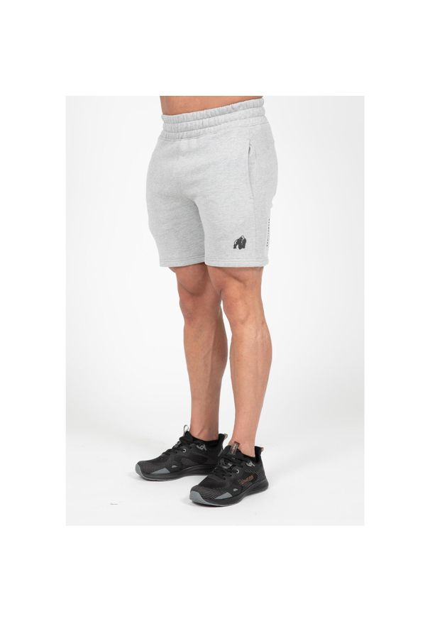 GORILLA WEAR - Leon Sweat Szorty - Szary. Kolor: szary. Sport: fitness