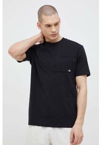 New Balance t-shirt bawełniany kolor czarny gładki MT31542BK-2BK. Kolor: czarny. Materiał: bawełna. Długość rękawa: krótki rękaw. Długość: krótkie. Wzór: gładki #4
