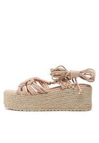 DeeZee Espadryle RT220681 Beżowy. Kolor: beżowy. Materiał: materiał