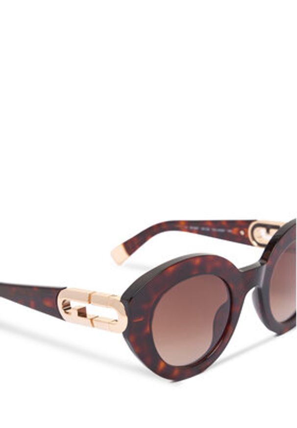 Furla Okulary przeciwsłoneczne WD00157 A.0116 Brązowy. Kolor: brązowy