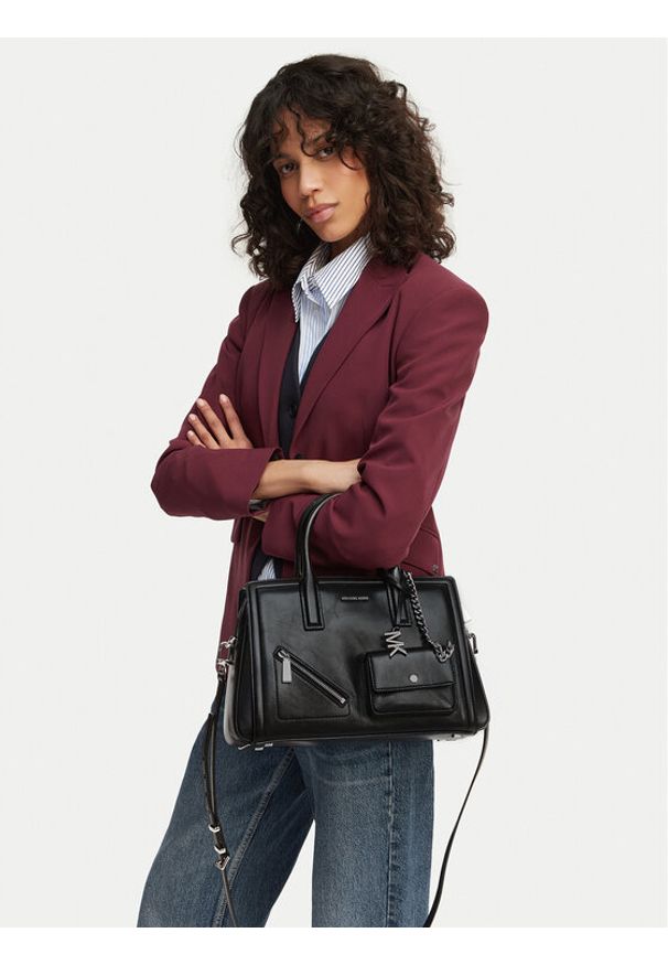 MICHAEL Michael Kors Torebka Laila 30S6S9IS2L Czarny. Kolor: czarny. Materiał: skórzane