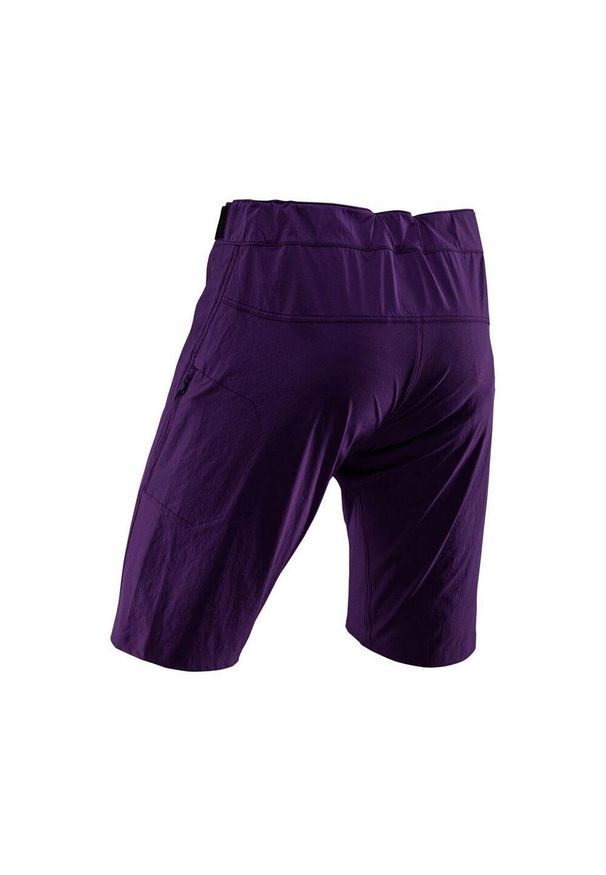 Spodenki rowerowe (+spodenki kolarskie z pampersem w zestawie) LEATT Shorts MTB. Kolor: fioletowy. Sport: kolarstwo