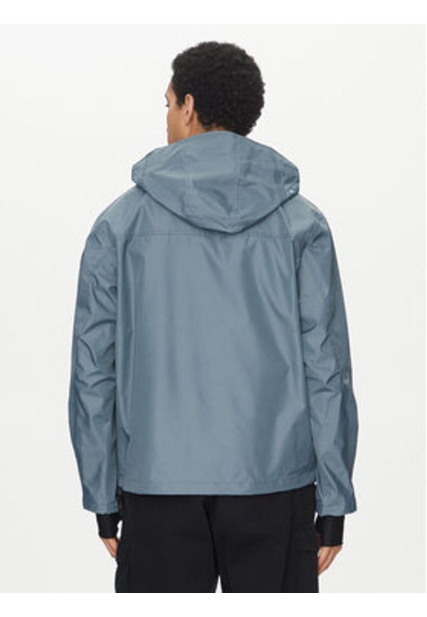 Napapijri Kurtka anorak Rainforest Next Sum NP0A4ILW Niebieski Loose Fit. Kolor: niebieski. Materiał: syntetyk