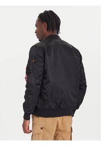 Alpha Industries Kurtka bomber Ma-1 Vf 59 Long 168100 Czarny Slim Fit. Kolor: czarny. Materiał: syntetyk