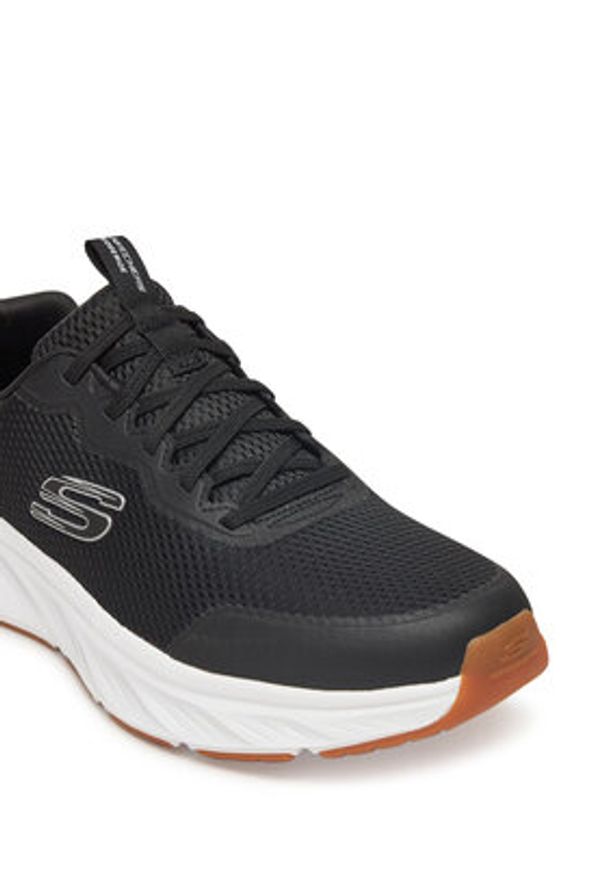 skechers - Skechers Sneakersy Edgeride-Rekze 232835/BKW Czarny. Kolor: czarny. Materiał: materiał