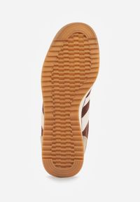 Renee - Brązowe Sneakersy Ozdobione z Boku Paskami Ariene. Okazja: na co dzień. Zapięcie: pasek. Kolor: brązowy. Materiał: jeans, materiał. Wzór: aplikacja. Sezon: wiosna #6