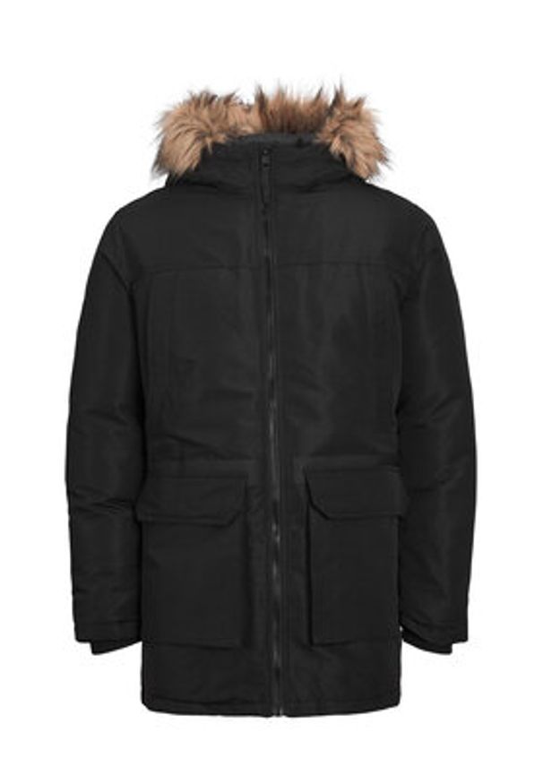 Jack & Jones - Jack&Jones Kurtka zimowa 12235858 Czarny Regular Fit. Kolor: czarny. Materiał: syntetyk. Sezon: zima