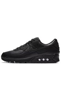 Buty męskie Nike Air Max 90 LTR CZ5594-001 - czarne. Zapięcie: sznurówki. Kolor: czarny. Materiał: materiał, skóra, syntetyk. Szerokość cholewki: normalna. Sezon: lato. Model: Nike Air Max, Nike Air Max 90