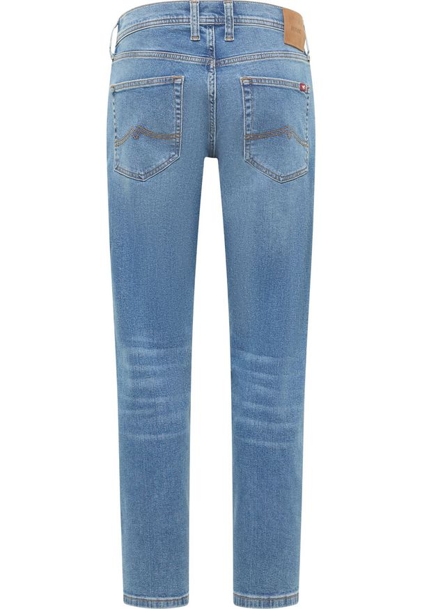 Męskie Spodnie jeansowe Mustang Style Denver Straight Denim Blue 1017444 5000 583