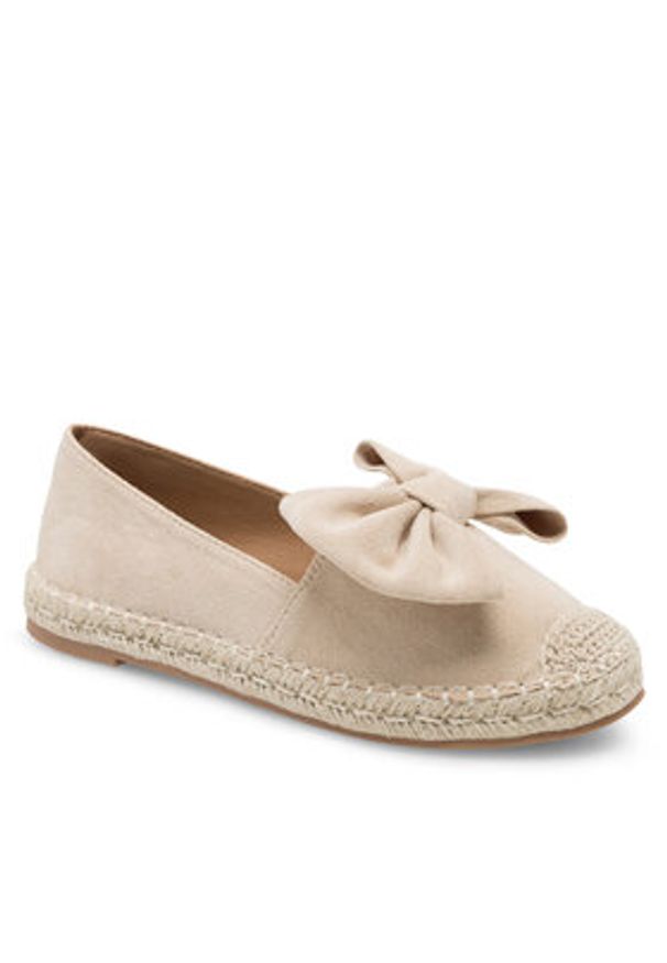 DeeZee Espadryle KL601-69 Beżowy. Kolor: beżowy. Materiał: materiał
