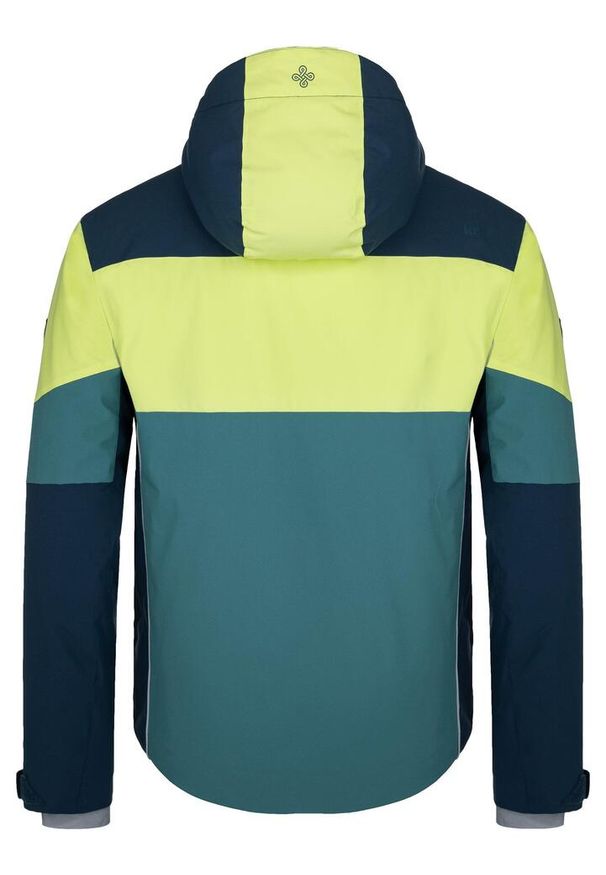 Męska kurtka narciarska Kilpi SION-M. Kolor: wielokolorowy, zielony, szary, żółty, niebieski. Sezon: zima. Sport: narciarstwo