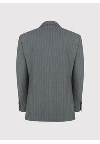Pako Lorente - PAKO LORENTE – Szara marynarka garniturowa w prążek. Kolor: szary. Materiał: poliester, wiskoza. Wzór: prążki #3