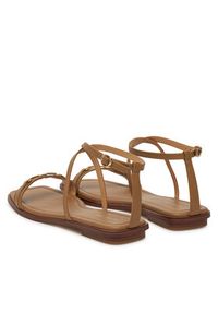 MICHAEL Michael Kors Sandały Lena 40S5LEFS1L Brązowy. Kolor: brązowy. Materiał: skóra #4