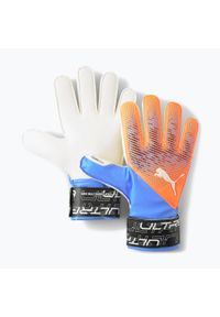 Puma - Rękawice bramkarskie PUMA Ultra Protect 3 Rc. Kolor: żółty, pomarańczowy, wielokolorowy, niebieski