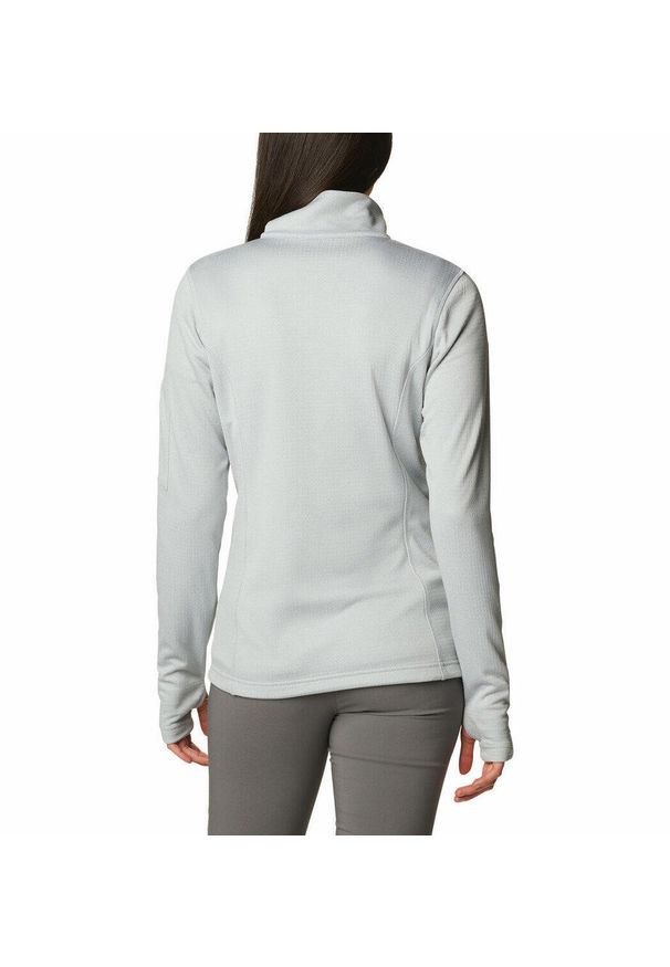 columbia - Polar Turystyczny Damski Columbia Park View Grid Fleece 1/2 Zip. Kolor: szary. Materiał: polar. Sport: turystyka piesza