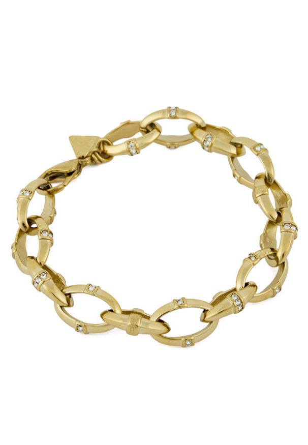 Guess Bransoletka JUBB05 163JW Złoty. Materiał: metalowe. Kolor: złoty