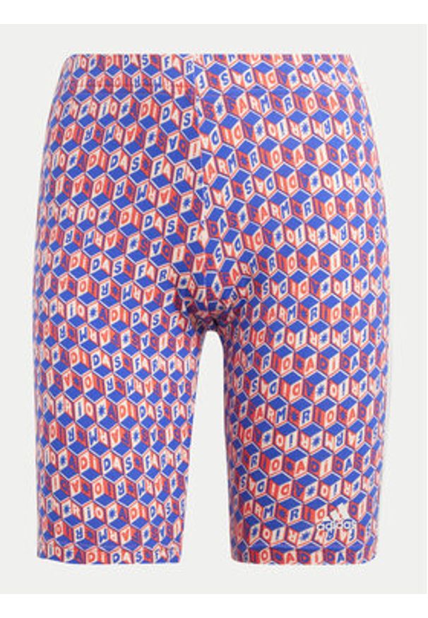 Adidas - adidas Szorty sportowe FARM Rio IQ4487 Kolorowy Slim Fit. Materiał: bawełna. Wzór: kolorowy