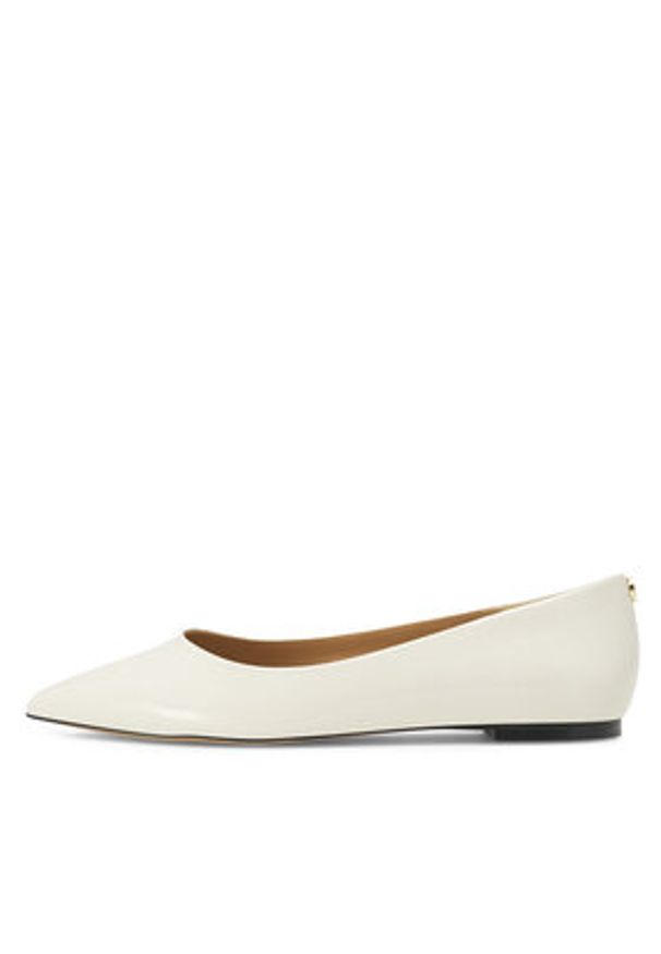 Nine West Baleriny WFA2622-1 Biały. Kolor: biały. Materiał: skóra