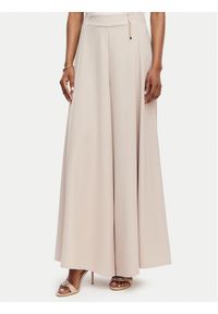 Rinascimento Spodnie palazzo CFC0020285002 Beżowy Wide Leg. Kolor: beżowy. Materiał: syntetyk #1