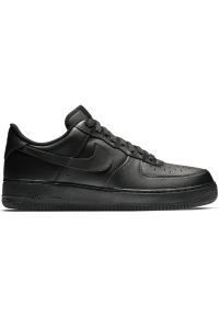 Buty Nike Air Force 1 '07 M CW2288-001 czarne. Okazja: na co dzień. Kolor: czarny. Materiał: guma, syntetyk, materiał, skóra. Szerokość cholewki: normalna. Model: Nike Air Force. Sport: koszykówka #5