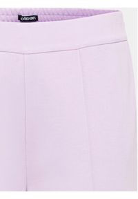 Olsen Spodnie materiałowe 14002143 Fioletowy Regular Fit. Kolor: fioletowy. Materiał: wiskoza