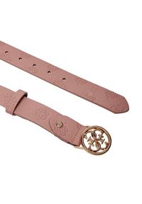 Guess Pasek Damski Izzy (JG) Belts BW9072 P4130 Różowy. Kolor: różowy. Materiał: skóra