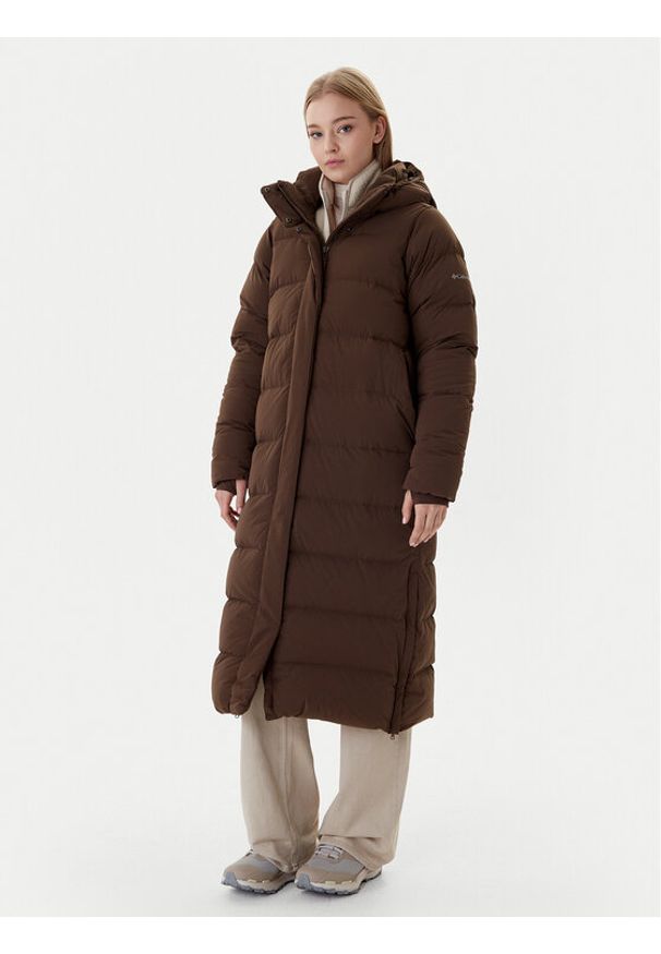 columbia - Columbia Kurtka puchowa Amaze Puff™ 2134894 Brązowy Regular Fit. Kolor: brązowy. Materiał: syntetyk