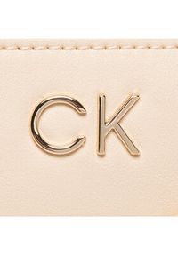 Calvin Klein Torebka Re-Lock Ew Crossbody W Chain K60K609115 Beżowy. Kolor: beżowy. Materiał: skórzane #3