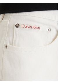 Calvin Klein Jeans Jeansy LV047F703G Biały Regular Fit. Kolor: biały #4