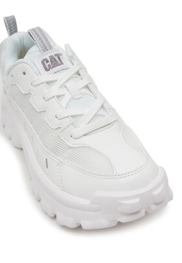 CATerpillar Sneakersy Intruder Lite Vent P726187 Biały. Kolor: biały. Materiał: skóra