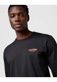 Wrangler - MESKA KOSZULKA WRANGLER LS AMERICANA TEE BLACK 112371470 #3