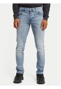 G-Star RAW - G-Star Raw Jeansy 3301 51003-D875 Niebieski Tapered Fit. Kolor: niebieski