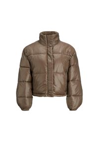 Damska kurtka puchowa JJXX Beany Shine. Kolor: brązowy. Materiał: puch. Styl: elegancki #1