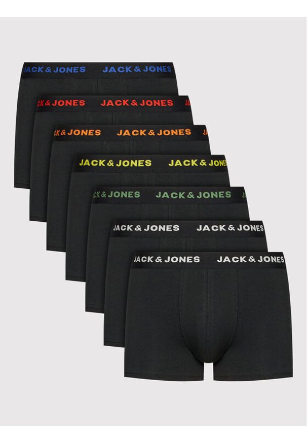 Jack & Jones - Jack&Jones Komplet 7 par bokserek Basic 12165587 Czarny. Kolor: czarny. Materiał: bawełna