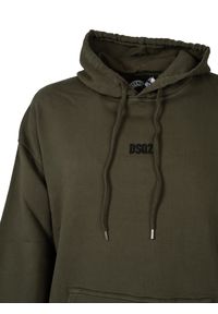 DSQUARED2 - Dsquared2 Bluza | S74GU0568 S64438 | Mężczyzna | Wojskowa Zieleń. Okazja: na co dzień. Materiał: lyocell, bawełna, elastan. Długość: długie. Styl: militarny #3