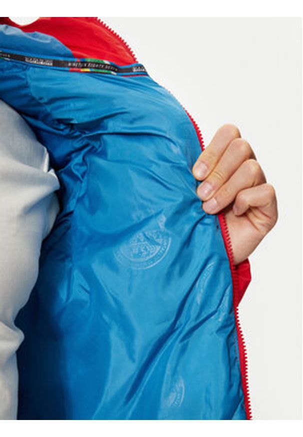 Napapijri Kurtka zimowa Moesa NP0A4I1R Czerwony Regular Fit. Kolor: czerwony. Materiał: syntetyk. Sezon: zima